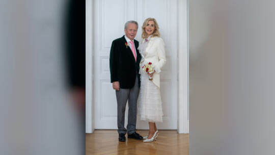 Wolfgang Porsche und Gabriela zu Leiningen haben geheiratet Wolfgang Porsche und Gabriela zu Leiningen haben geheiratet
