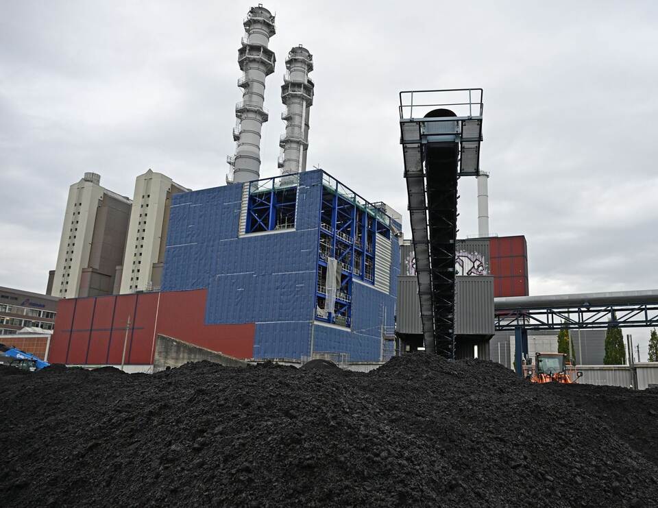Kohlelager im Kraftwerk