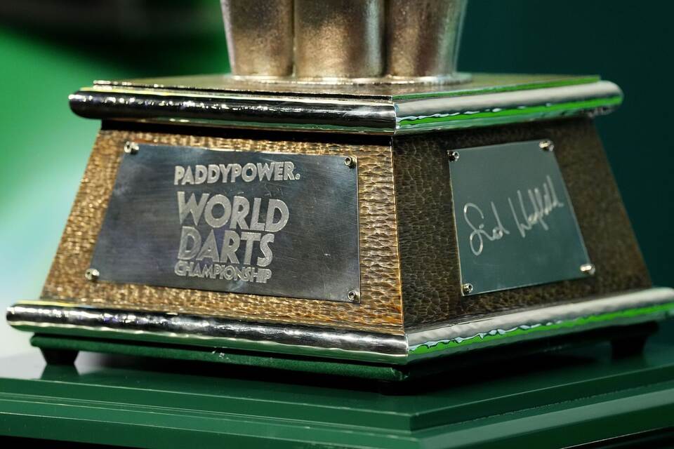 Trophäe der Darts-WM