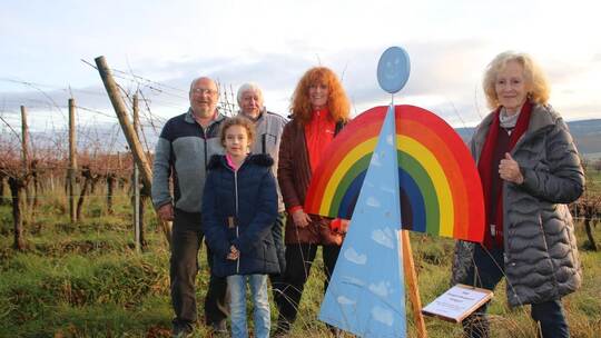 Über die Vielfalt beim Kelterner Engelweg, der bis zum Dreikönigstag zu erkunden ist, freuen sich die Initiatoren Rudi Armbruste