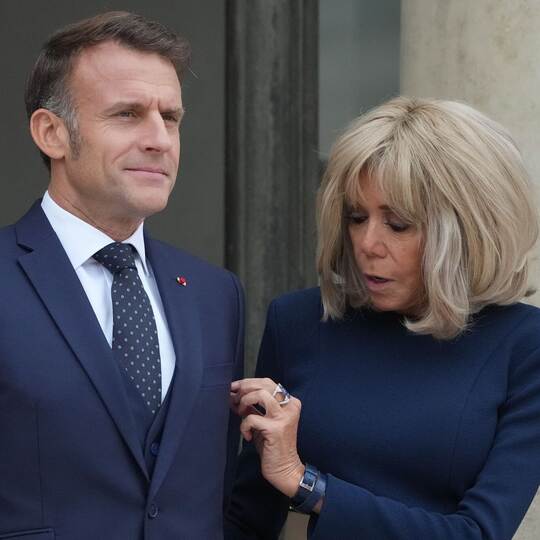 Emmanuel und Brigitte Macron