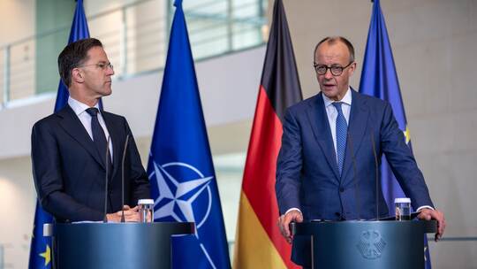 Kanzler Merz trifft Nato-Generalsekretär Rutte
