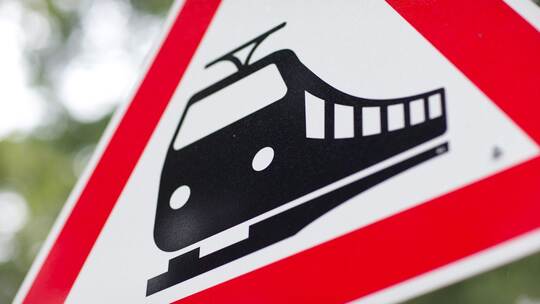 Unfall am Bahnübergang