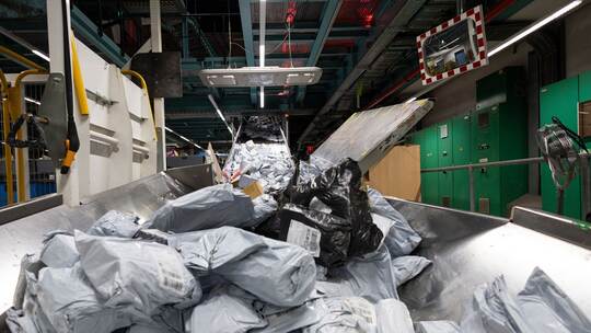 Internationales Postzentrum (IPZ) am Frankfurter Flughafen