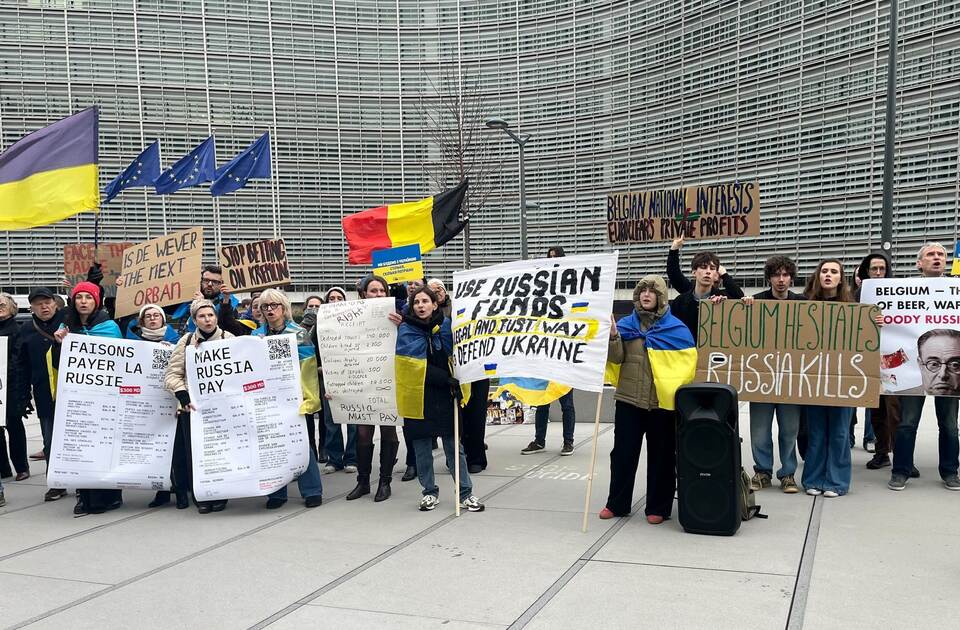 Demonstration in Brüssel Demonstration in Brüssel