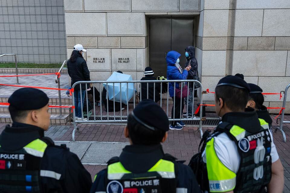 Urteilsverkündung gegen Hongkonger Verleger Jimmy Lai Urteilsverkündung gegen Hongkonger Verleger Jimmy Lai