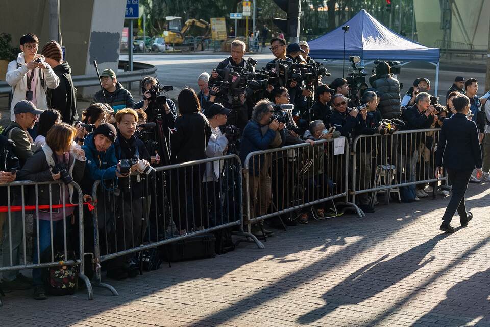 Urteilsverkündung gegen Hongkonger Verleger Jimmy Lai Urteilsverkündung gegen Hongkonger Verleger Jimmy Lai