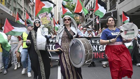 Propalästinensische Demonstration in Sydney