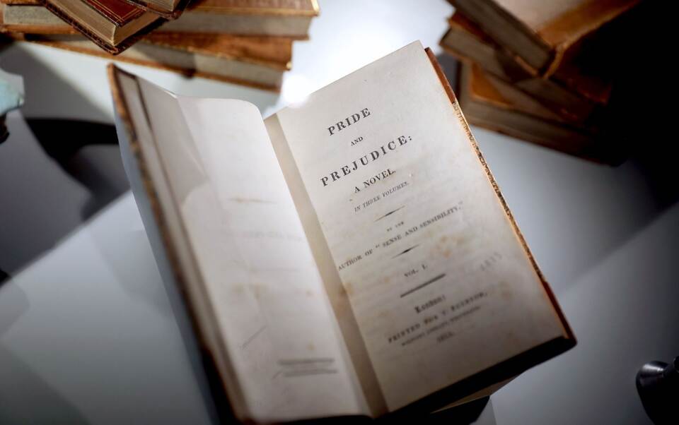 Die erste Ausgabe des Romans «Pride and Prejudice» Die erste Ausgabe des Romans «Pride and Prejudice»
