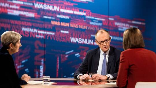 Bundeskanzler Merz in der Sendung «Was nun, Herr Merz?» Bundeskanzler Merz in der Sendung «Was nun, Herr Merz?»