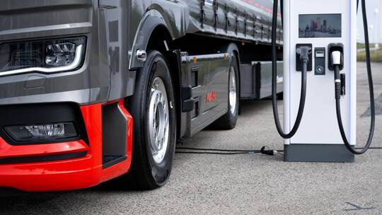 Ladepark für Nutzfahrzeuge