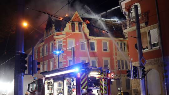 Brand in Mannheim