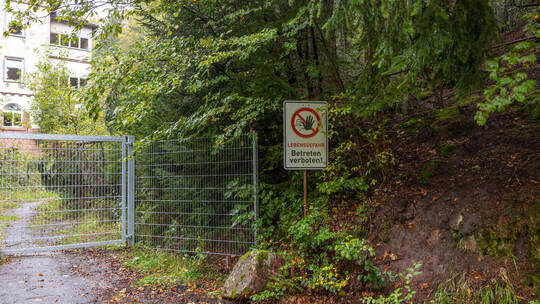 Charlottenhöhe Absperrung Nach Brand