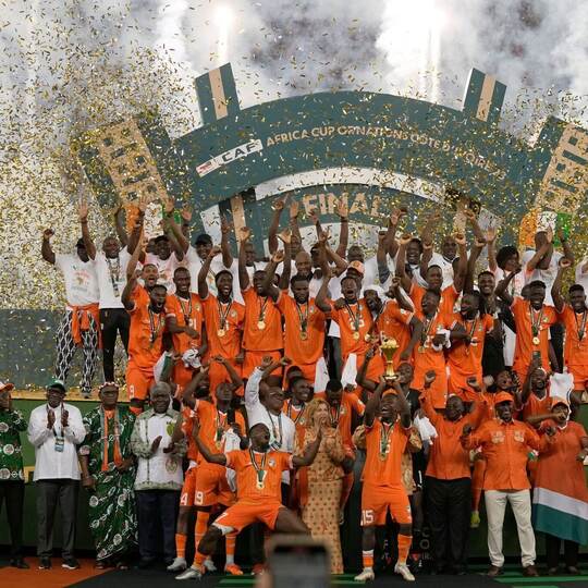 Die Mannschaft der Elfenbeinküste