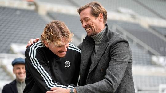 Nick Woltemade und Peter Crouch