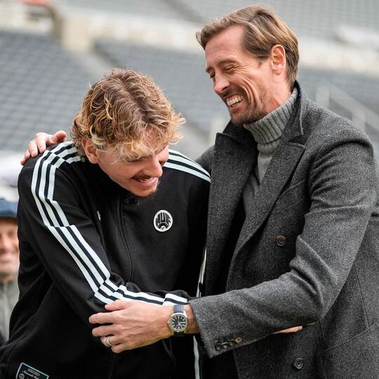 Nick Woltemade und Peter Crouch