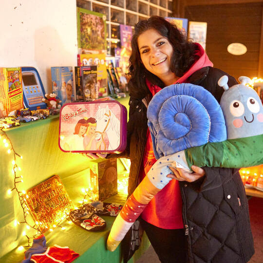 Pascale Göhring hat in Niefern eine anonyme Geschenkebox für Eltern mit eingeschränkten finanziellen Möglichkeiten eingerichtet.