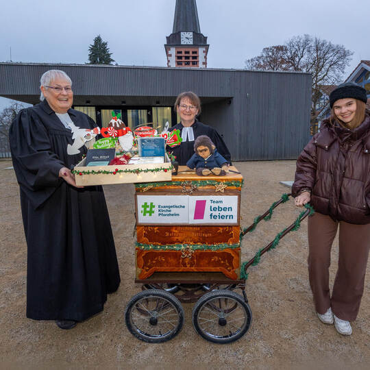 Drehorgel-Pfarrerin Susanne Bräutigam
