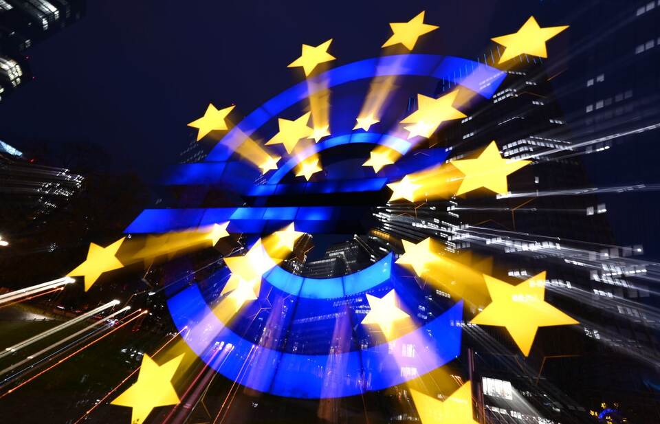 Euro-Skulptur in Frankfurt am Main