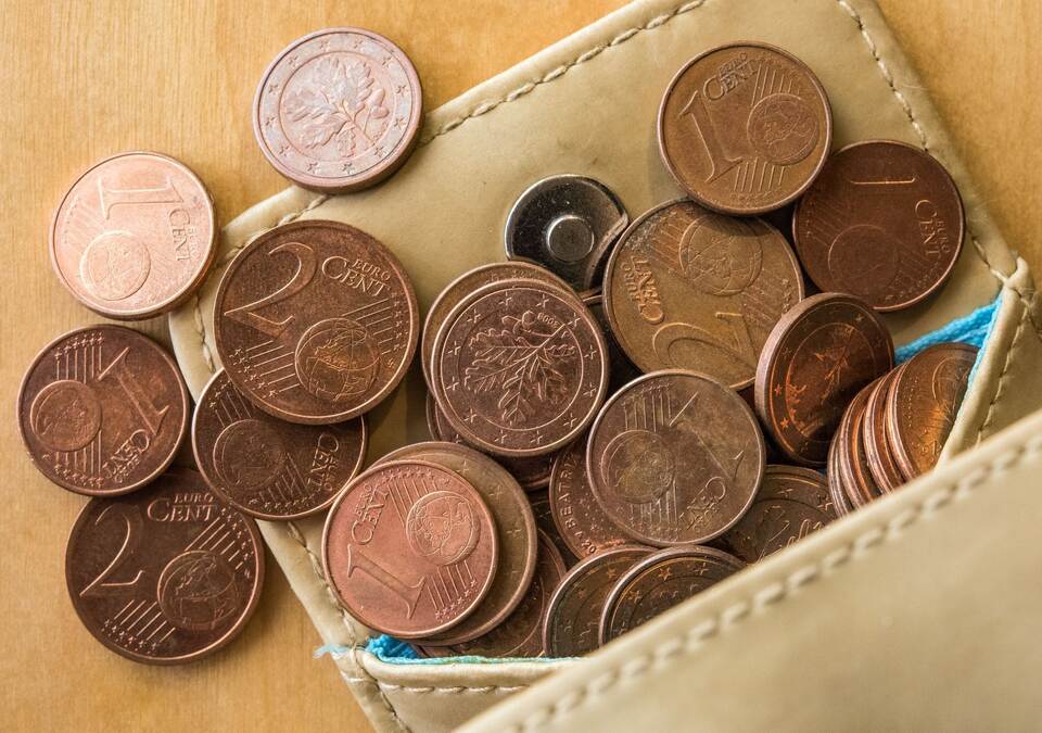 Kleinste Euro-Münzen