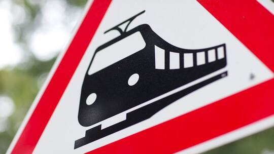 Unfall am Bahnübergang