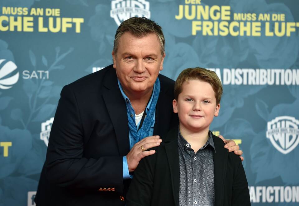 Julius Weckauf mit Hape Kerkeling