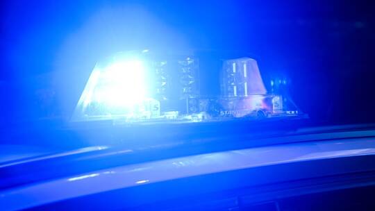 Blaulicht auf Polizeiauto