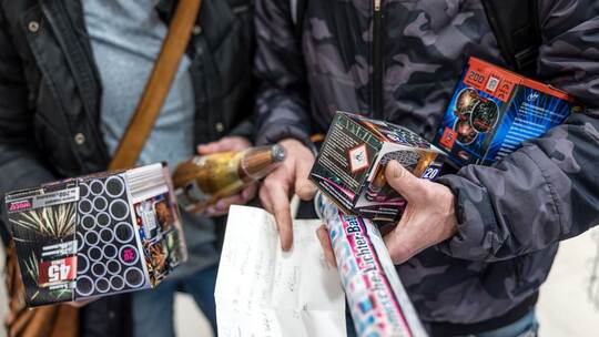 Silvester-Feuerwerksverkauf