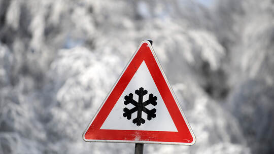 Winterliche Straßenverhältnisse