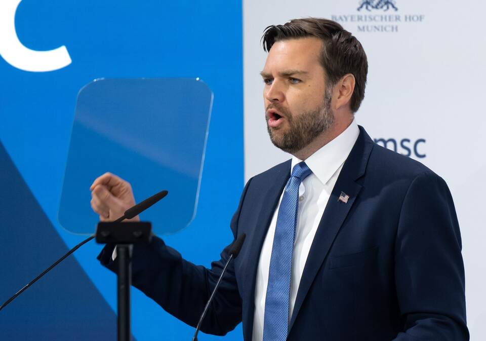 JD Vance bei der Münchner Sicherheitskonferenz.