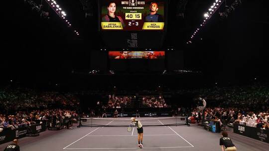 Tennis-Duell der Geschlechter: Sabalenka - Kyrgios Tennis-Duell der Geschlechter: Sabalenka - Kyrgios