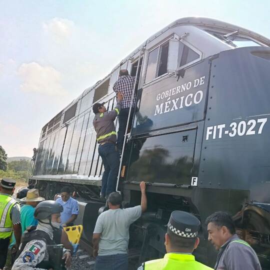 Zugunglück in Mexiko