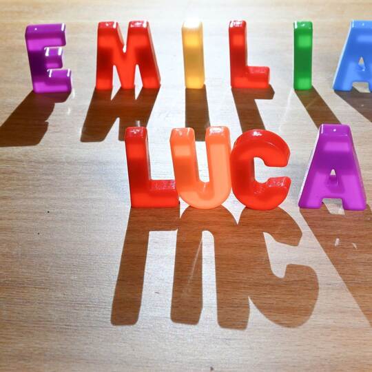 Illustration - Vornamen - Emilia und Luca