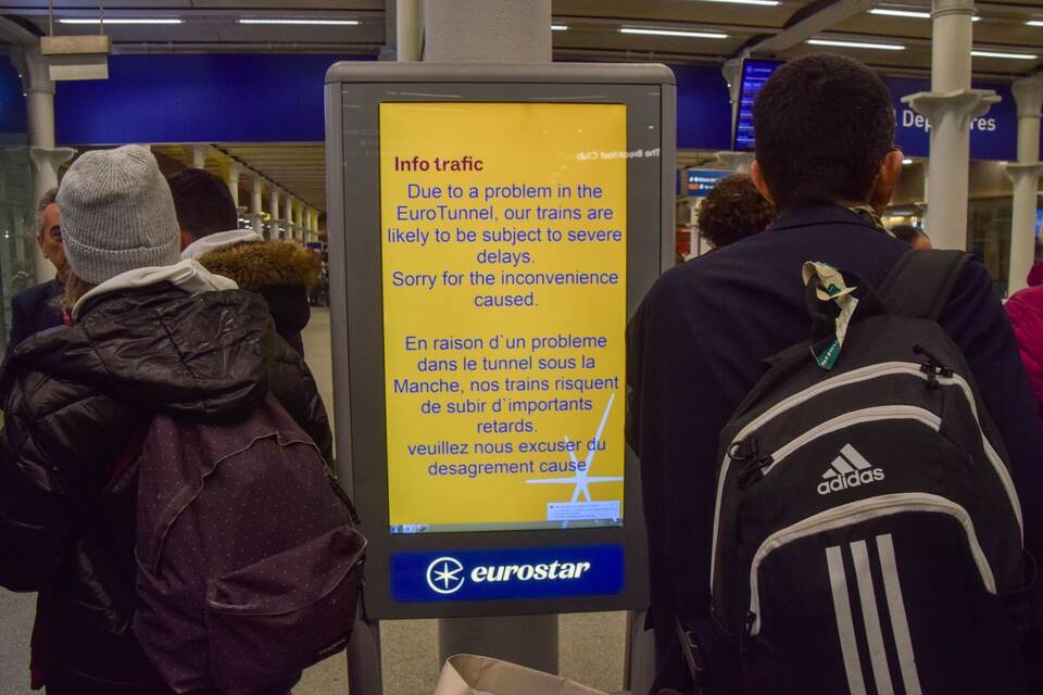 Zugverkehr am Ärmelkanal gestört