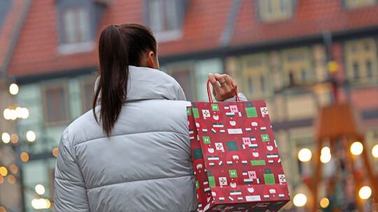 Weihnachts-Shopping