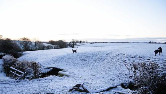 Winter in Großbritannien