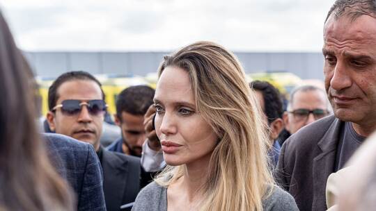 Nahostkonflikt - Angelina Jolie in Rafah Nahostkonflikt - Angelina Jolie in Rafah