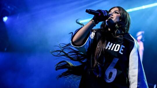 Konzert der Rapperin Zah1de Konzert der Rapperin Zah1de