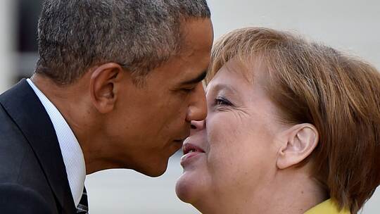 Obama und Merkel