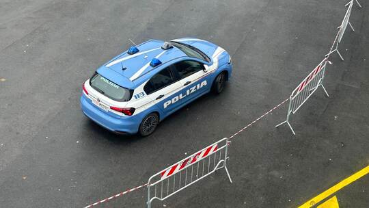 ILLUSTRATION - Auto der italienischen Polizei ILLUSTRATION - Auto der italienischen Polizei