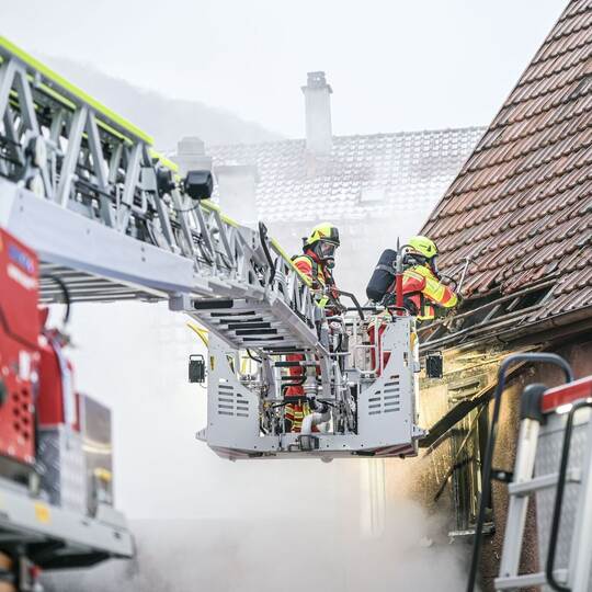 Mehrere Verletzte bei Feuer in Geislingen an der Steige