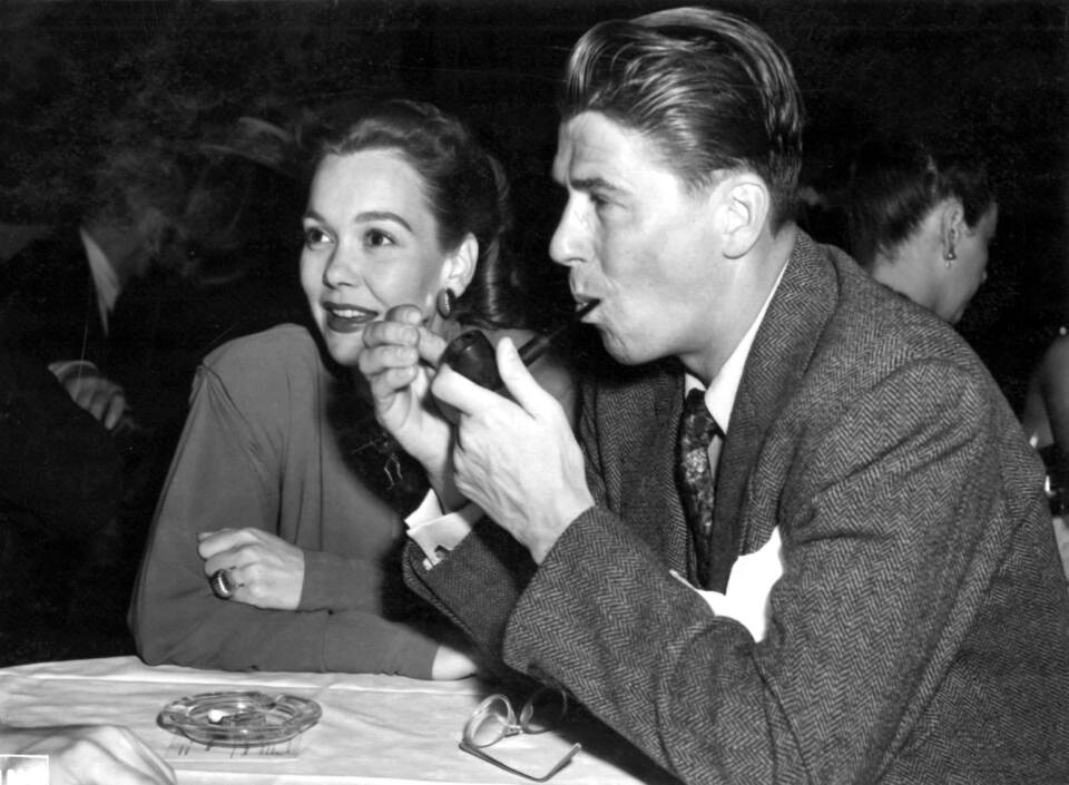 Jane Wyman und Ronald Reagan