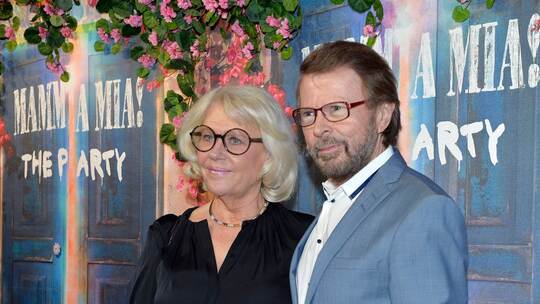 Björn Ulvaeus und seine damalige Frau Lena