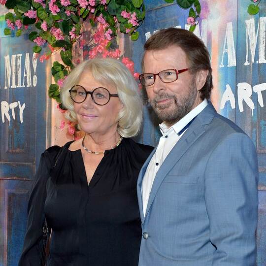 Björn Ulvaeus und seine damalige Frau Lena