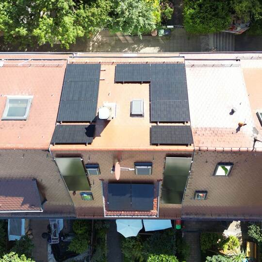 Solaranlage auf Hausdach