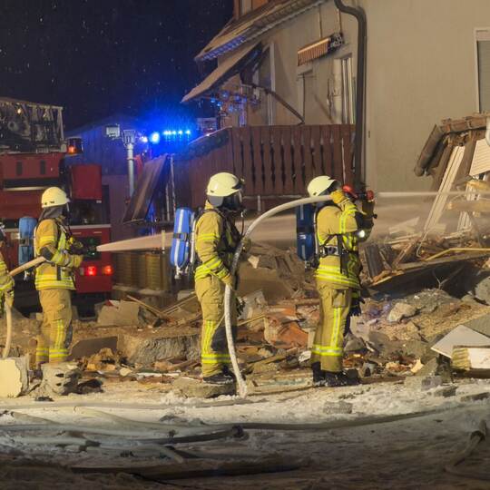 Explosion in Wohnhaus
