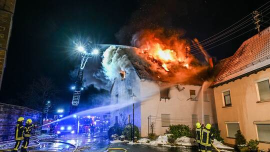 Frau stirbt bei Wohnhausbrand in Waldstetten
