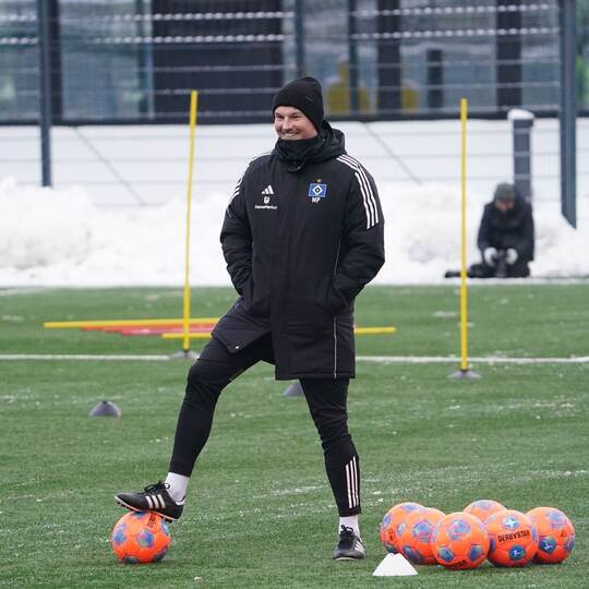 Trainer Merlin Polzin vom Hamburger SV