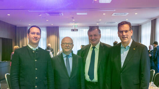 Unternehmer Matthias Köhler (von links) hatte Bundesbankvorstand Michael Theurer sowie die FDP-Politiker Hans-Ulrich Rülke und E