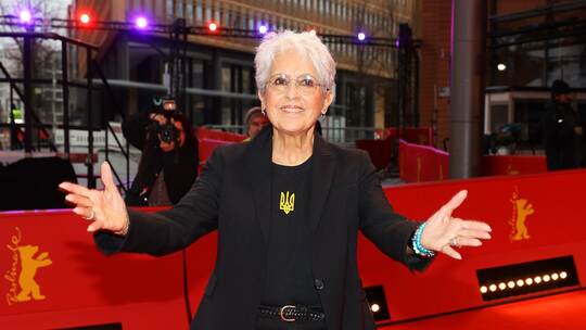 Die US-Sängerin Joan Baez